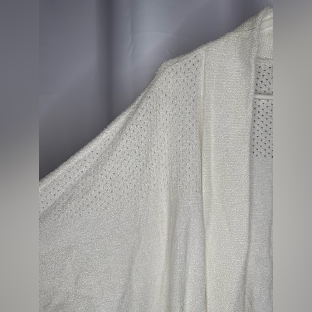 Barefoot Dreams Cozy Chic Ultra Lite Poutelle white cardigan size xl nwot - Picture 6 of 11